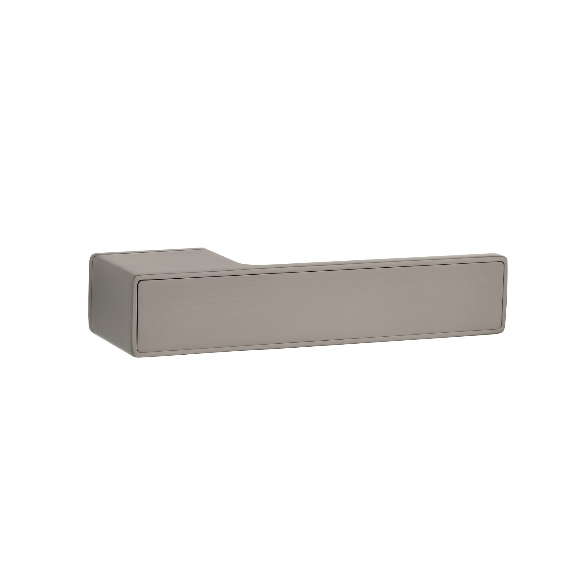 Mâner ușă Stile Ehime cu blocare rozetă RTH — Titanium (MSB) — LC Design distribuitor oficial Enger România