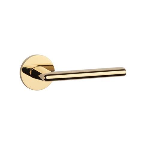 Mâner ușă Aprile Kalmia rozetă R slim 7mm Gold