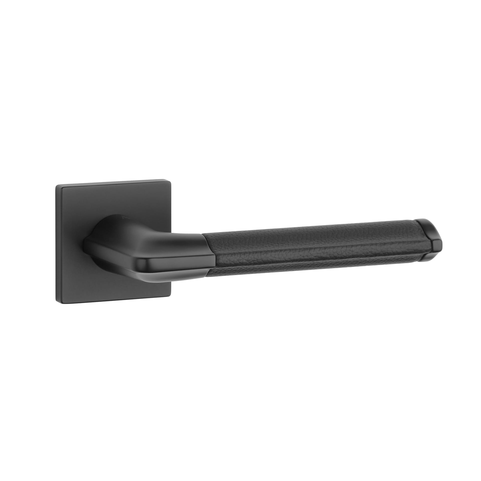 Mâner ușă Aprile Cypresia rozetă Q slim 7mm Bk/black
