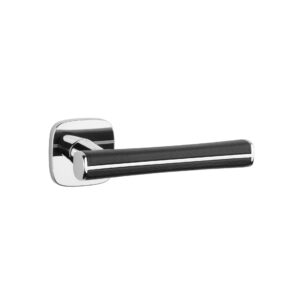 Mâner ușă Aprile Davidia rozetă QR slim 7mm Lc/ Black