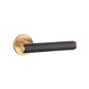 Mâner ușă Aprile Egeria rozetă R slim 7mm Kg /brown