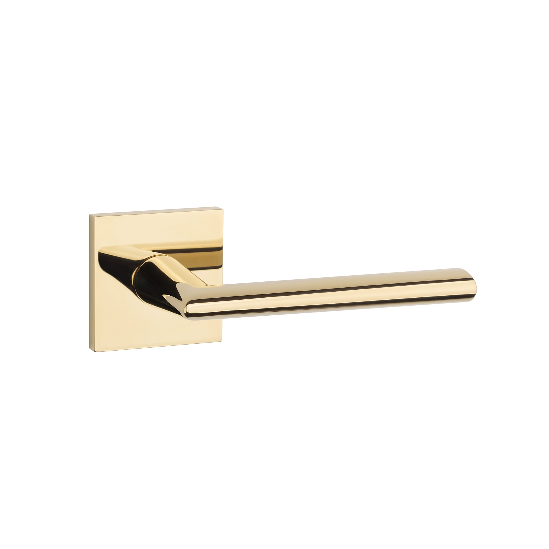 Mâner ușă Aprile Primula rozetă Q slim 7mm Gold